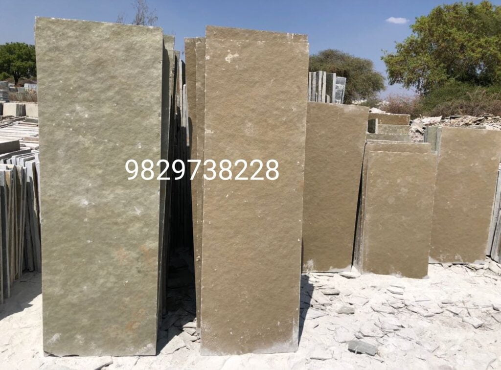 brown kota stone slab