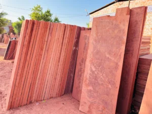 What is the quality of red sandstone?